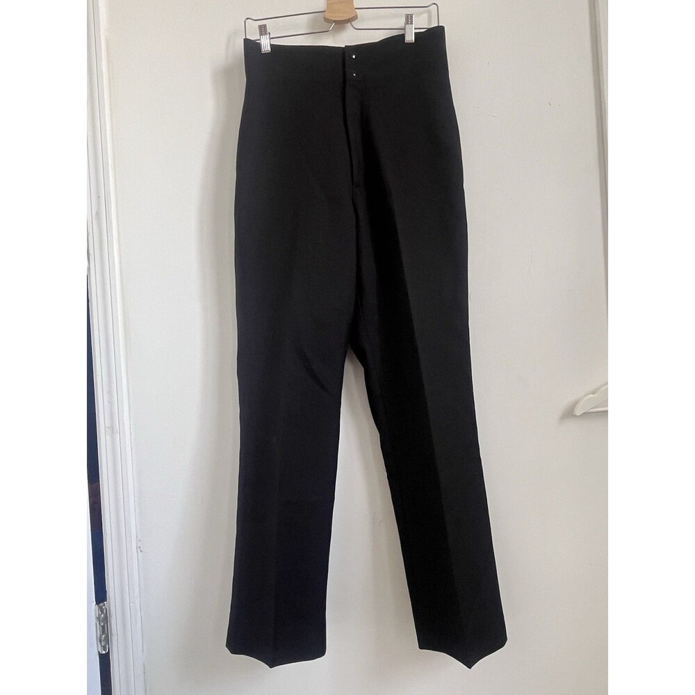 DeMoulin Bros & Co Straight Leg High Rise Dress Pants Sz 34 Vintage USA Made